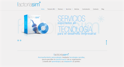 Desktop Screenshot of factoriasim.com
